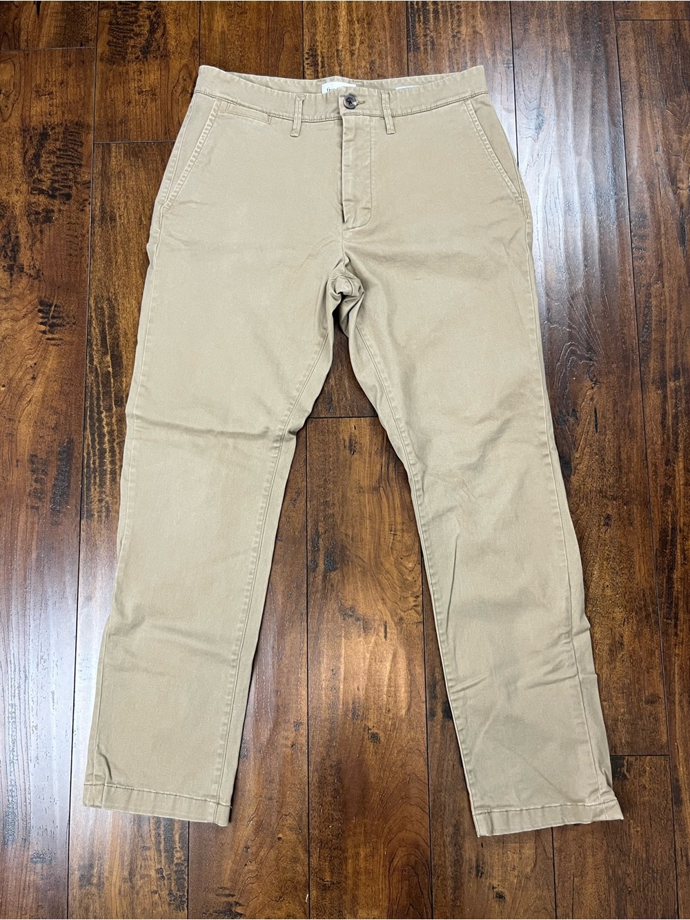 GOODFELLOW & CO. Men’s Pants Hennepin Chino Tan Khaki Athletic Size 32 x 30